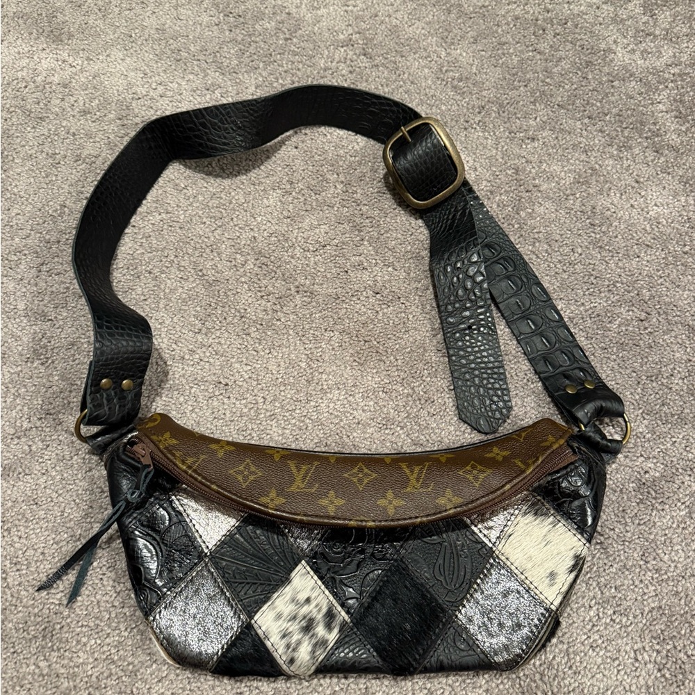Louis Vuitton Reworked Fanny Pack Boho Bag